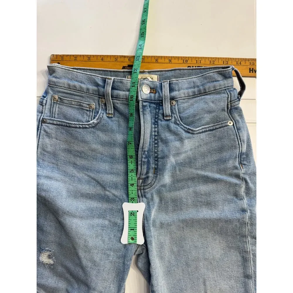 Madewell Women's Perfect Vintage Distressed Stretch Jeans Size 24 - Picture 7 of 8